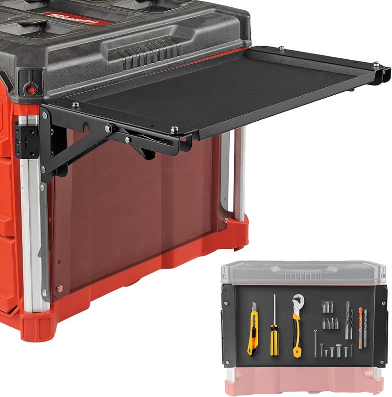 BPOPO Folding Magnetic Table Compatible with Milwaukee Packout Toolbox,Powerful Magnetic Tool Tray Side on Your PACKOUT System - Image 1